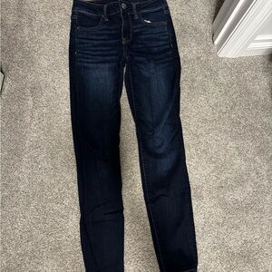 American Eagle Outfitters Dark Indigo Skinny Jeans